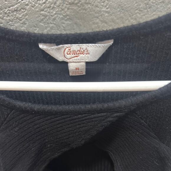 Candies Blue Ruffled Tank Top with Bib Collar - Picture 3 of 3